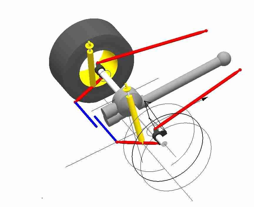Speedway Style Rear Suspension, Using A Winters Torque
            Tube Axle, 4 Links, Birdcages And Jacobs Ladder.